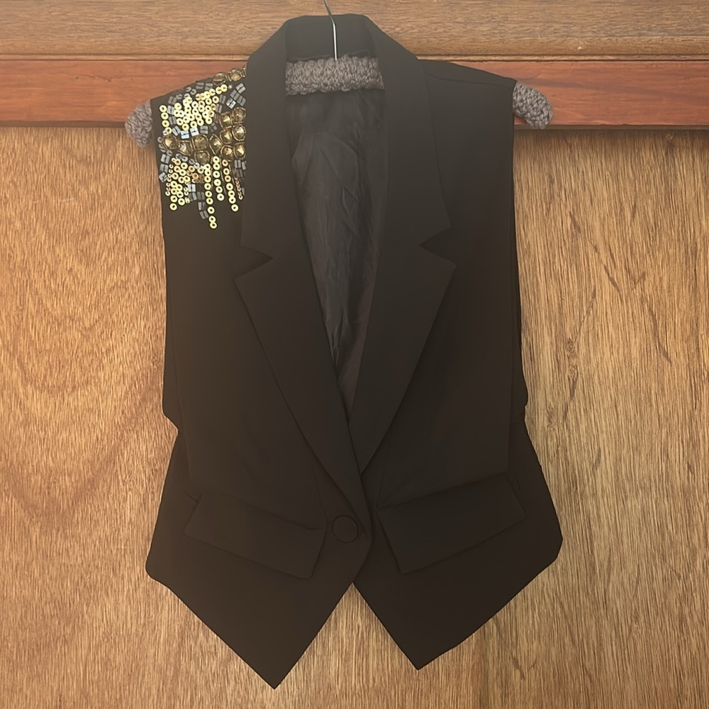 Black & Gold Vest